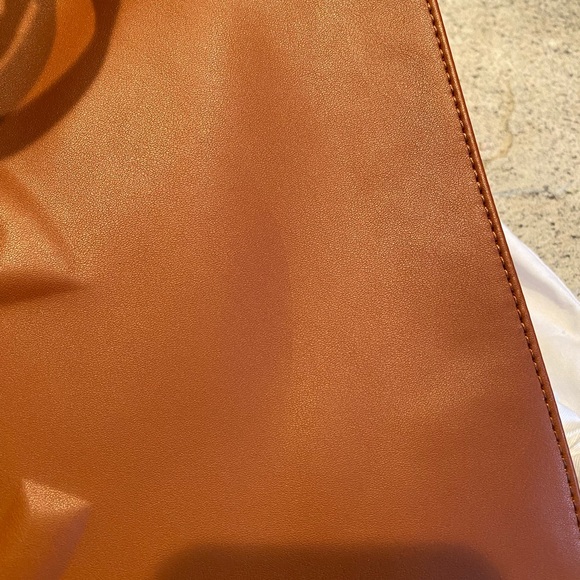 sold out medium shopper telfar bag in the color tan. - Picture 6 of 12